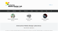 Desktop Screenshot of imd.naist.jp